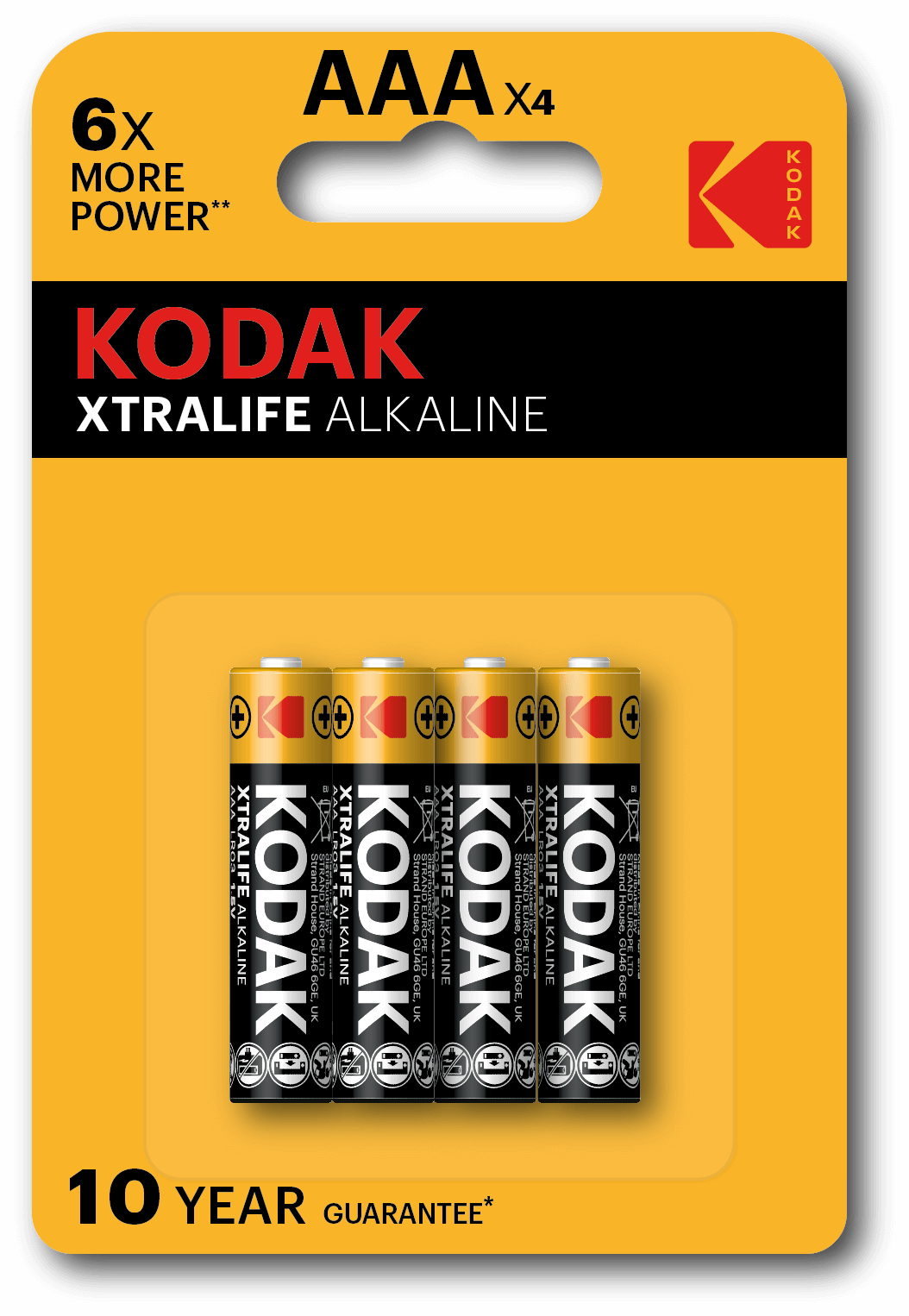 KODAK R3 XTRALIFE ALKALINE AAA BL4 | Powerbattery